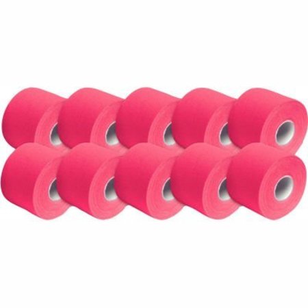 FABRICATION ENTERPRISES 3B® Kinesiology Tape, 2" x 16.5 ft., Pink, Latex-Free, Case of 10 Rolls 25-3663-10